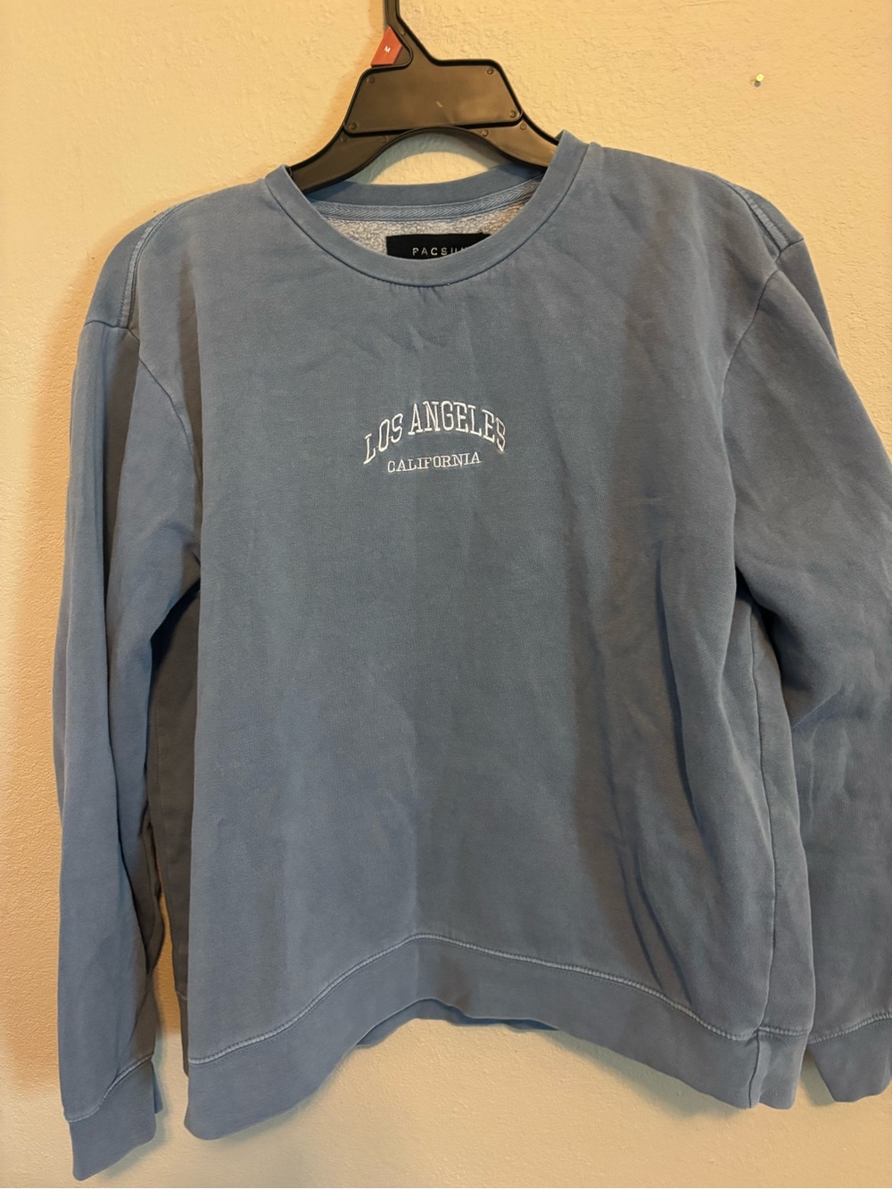 PacSun Light Blue Los Angeles Crewneck Sweatshirt